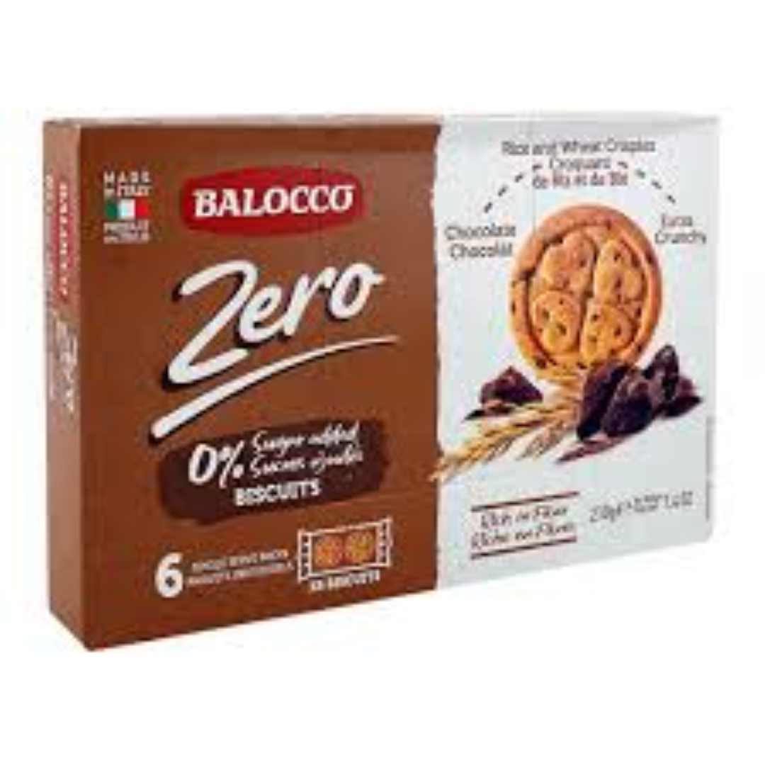 BALOCCO ZERO CHOCOLATE RICE N WHEAT BIS 210G